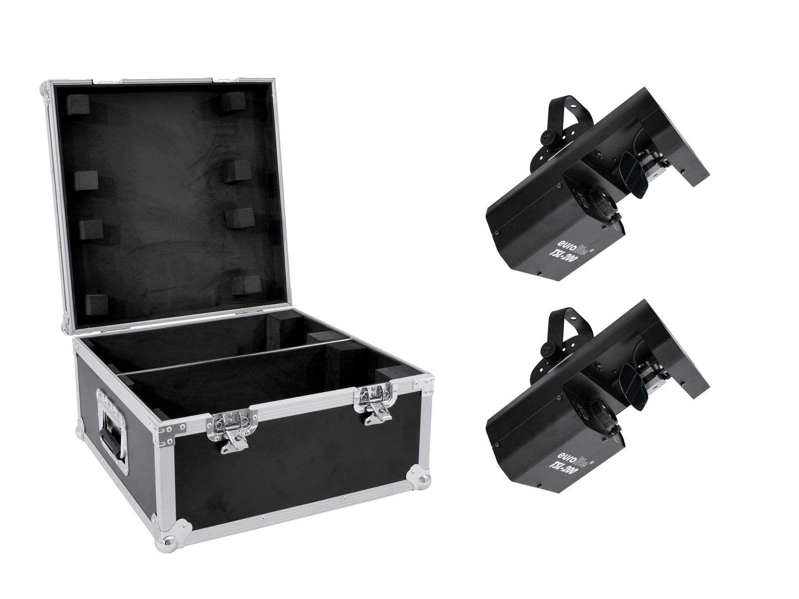 EUROLITE Set 2x LED TSL-200 Scan COB + Case