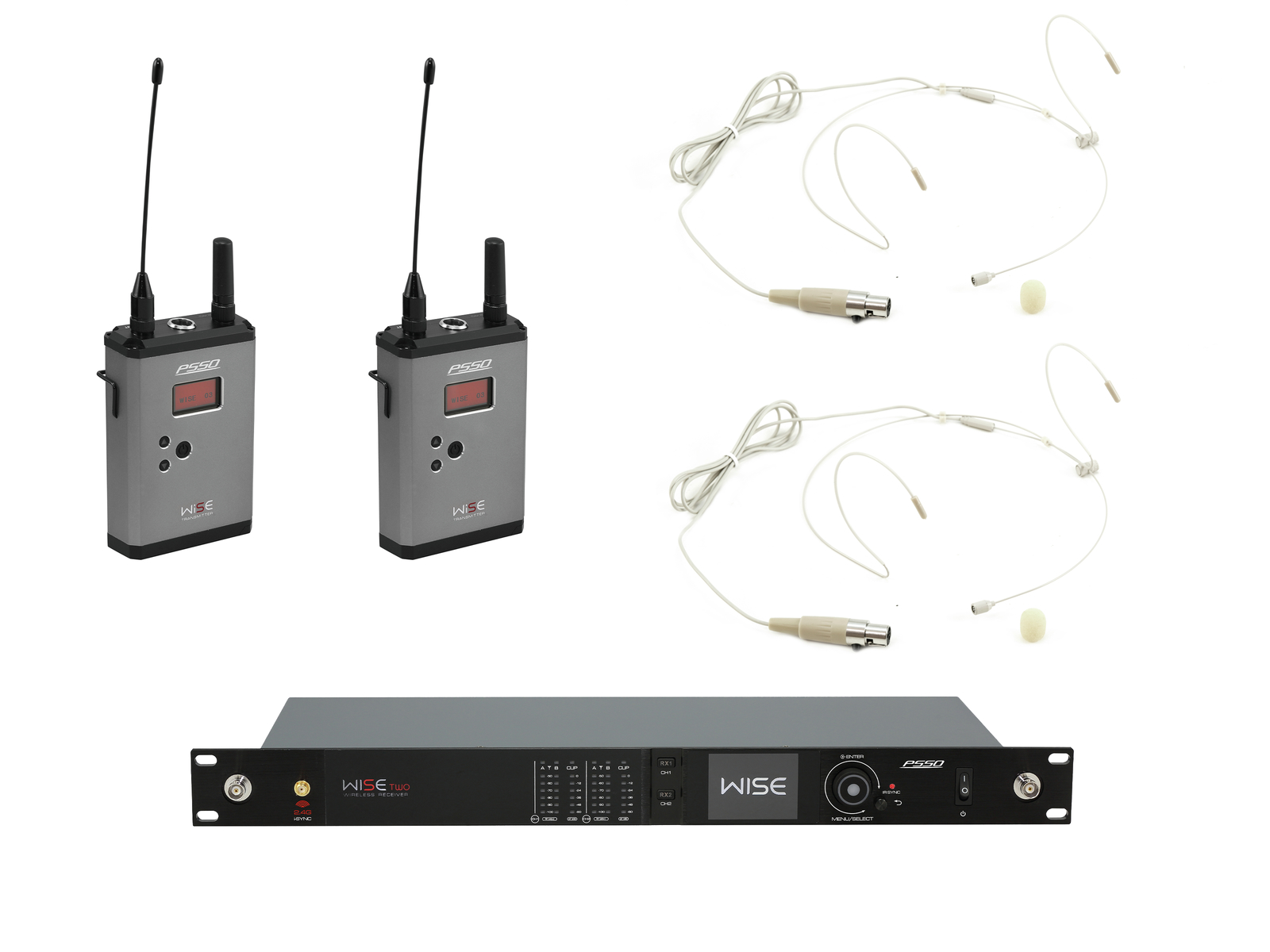 PSSO Set WISE TWO + 2x BP + 2x Headset 823-832/863-865MHz