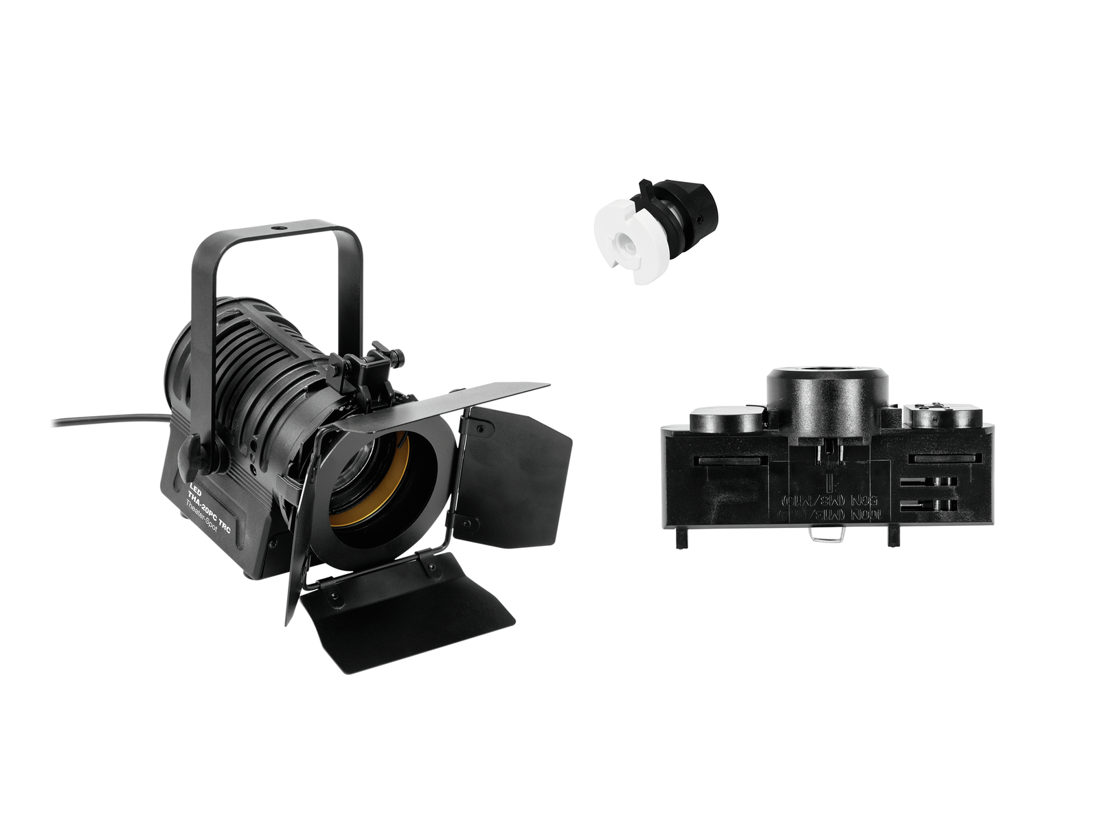 EUROLITE Set DIY LED THA-20PC TRC + Stromschienenadapter, 3-phasig, schwarz