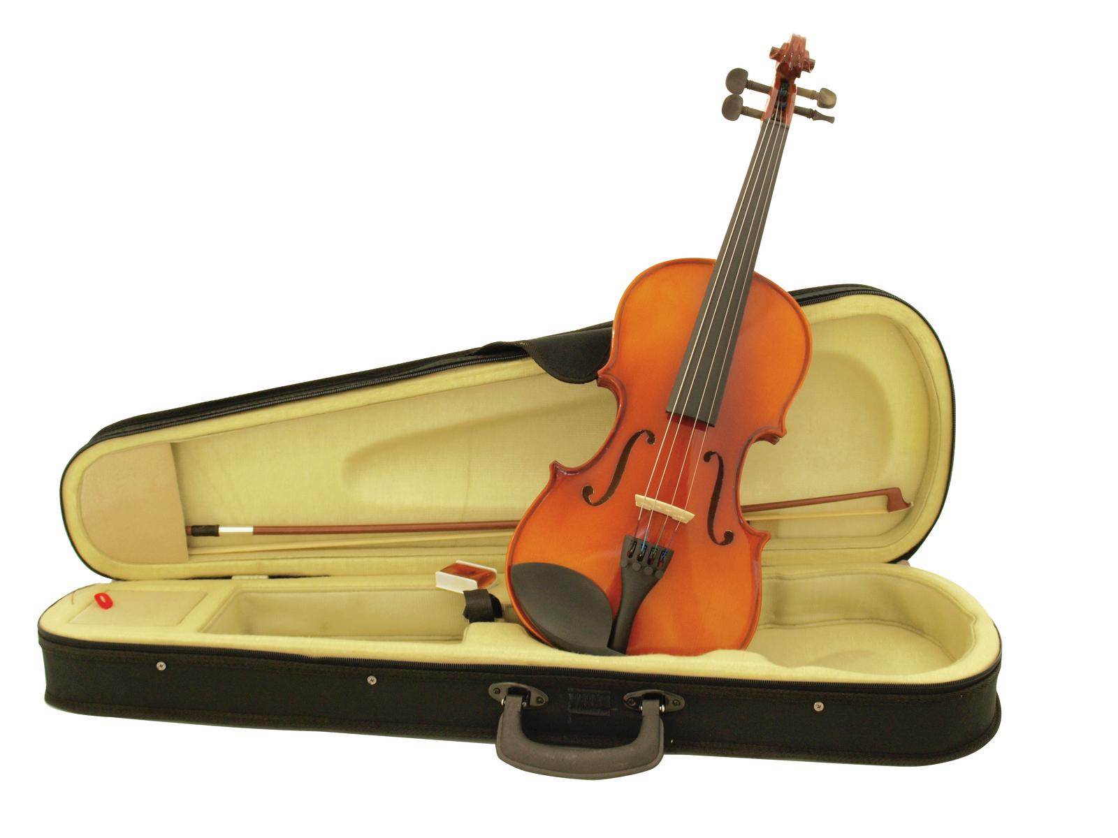 DIMAVERY Violine 4/4 mit Bogen, im Case