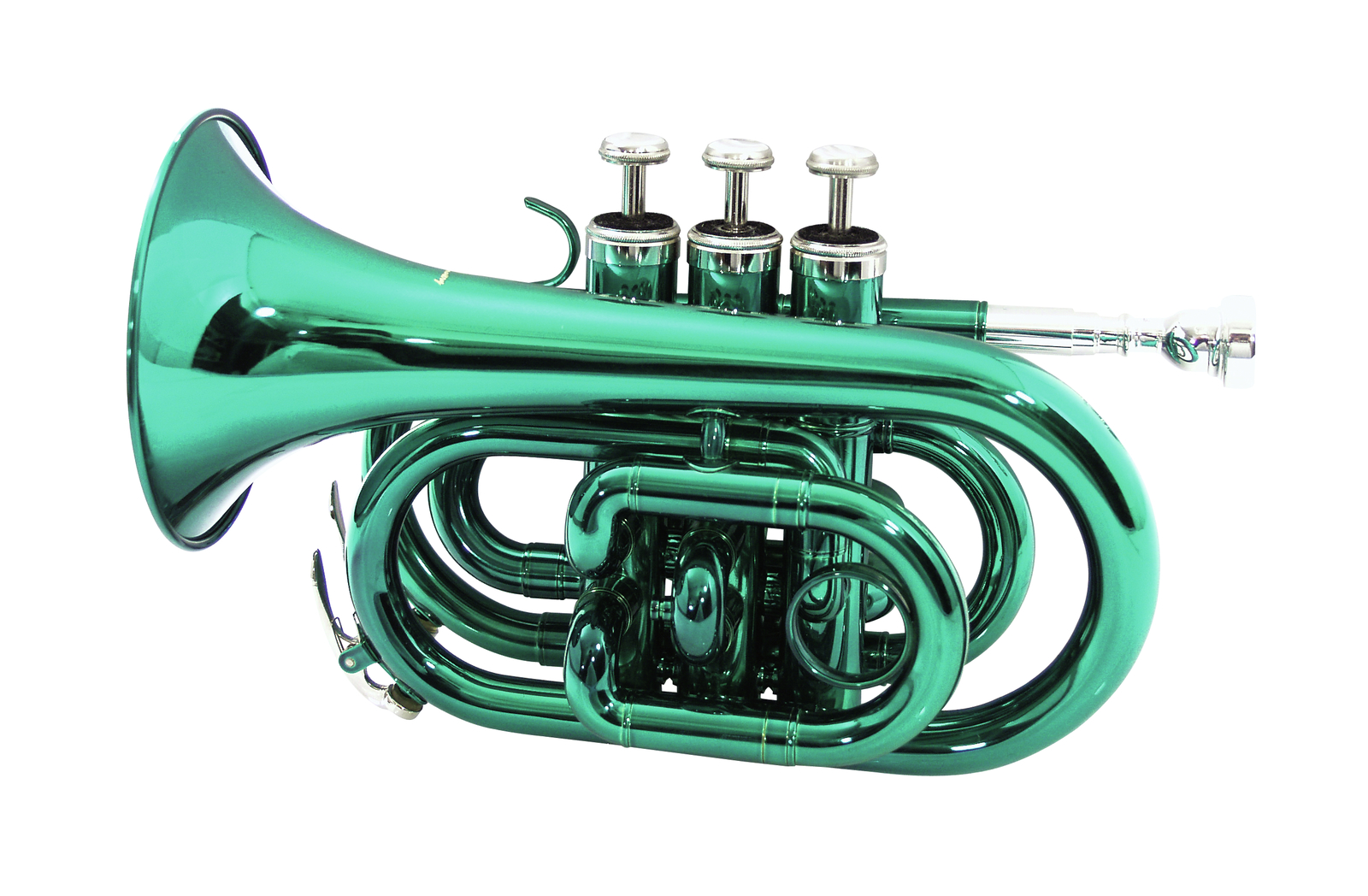 DIMAVERY TP-300 B-Pocket-Trompete, grün