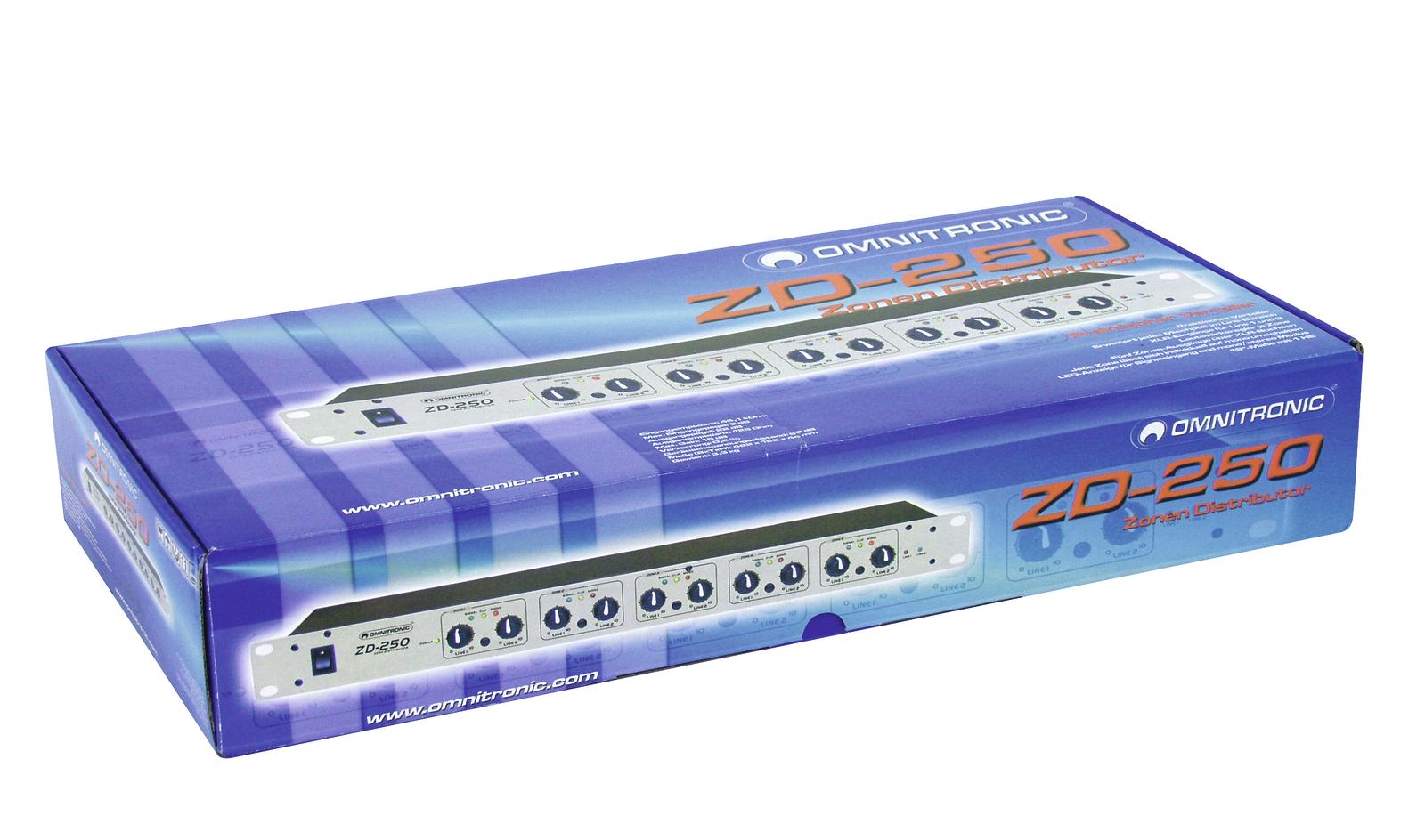 OMNITRONIC ZD-250 Zonen-Verteiler