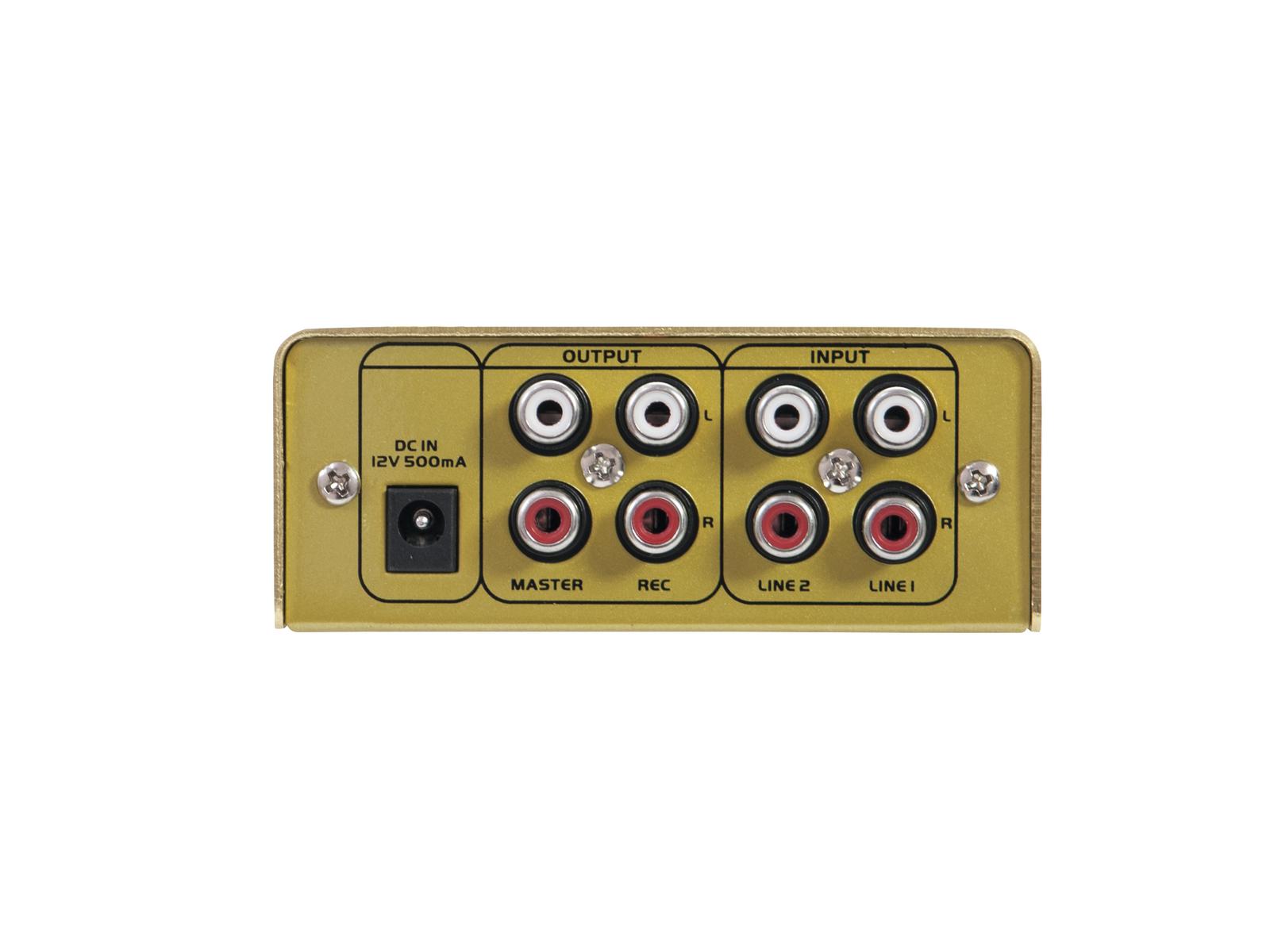 OMNITRONIC GNOME-202 Mini-Mixer gold