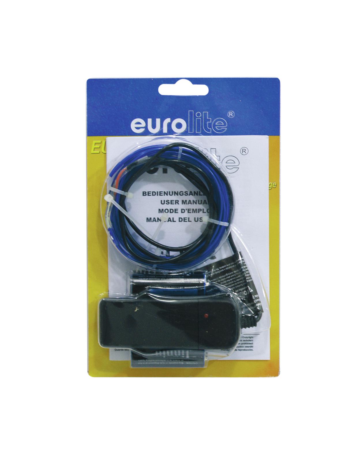 EUROLITE EL-Schnur 2mm, 2m, blau