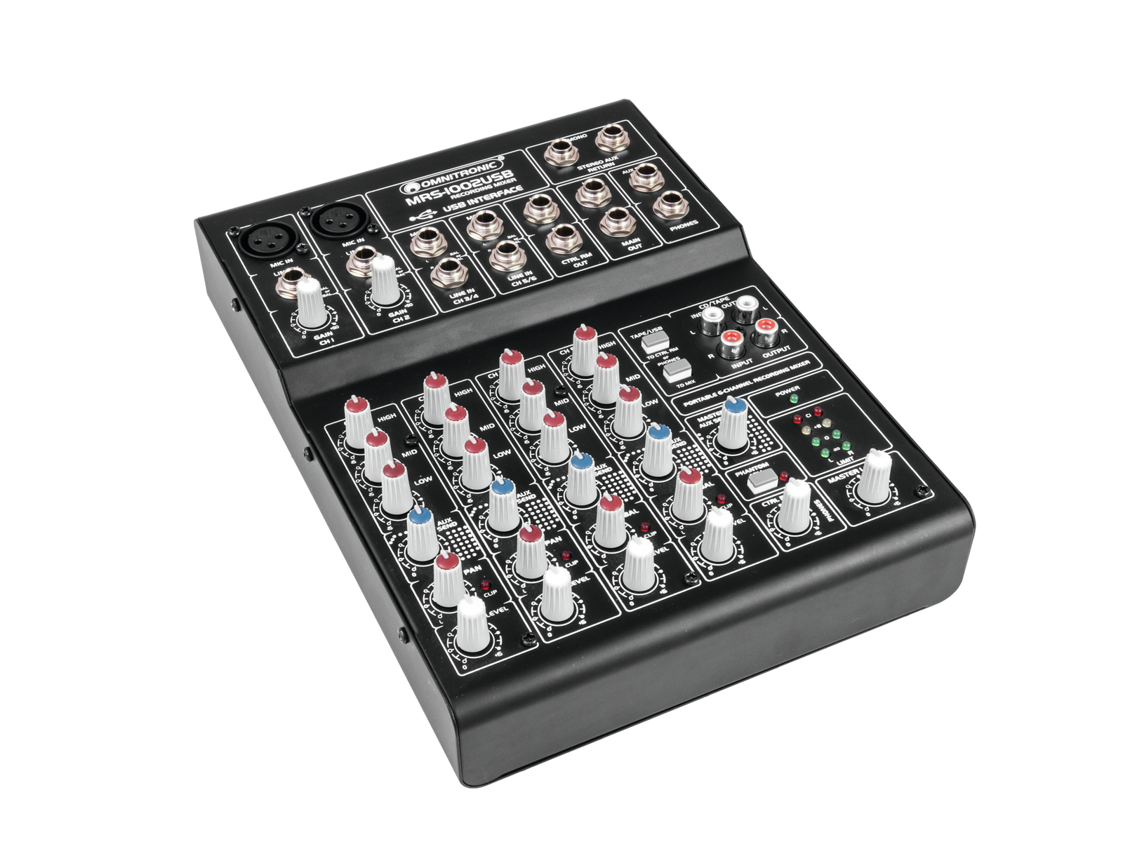 OMNITRONIC MRS-1002USB Recording-Mixer