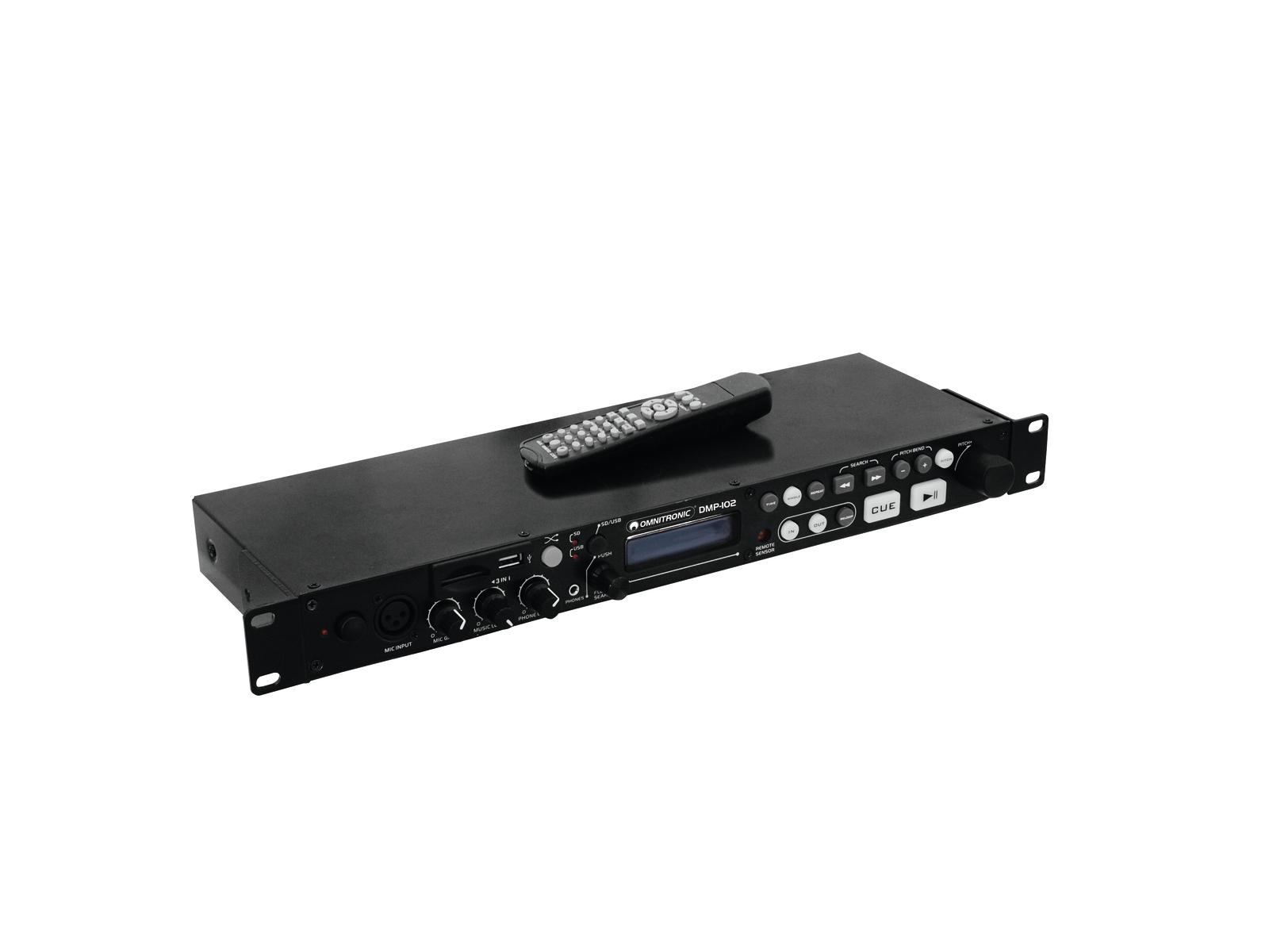 OMNITRONIC DMP-102 USB/SD-Card-Player