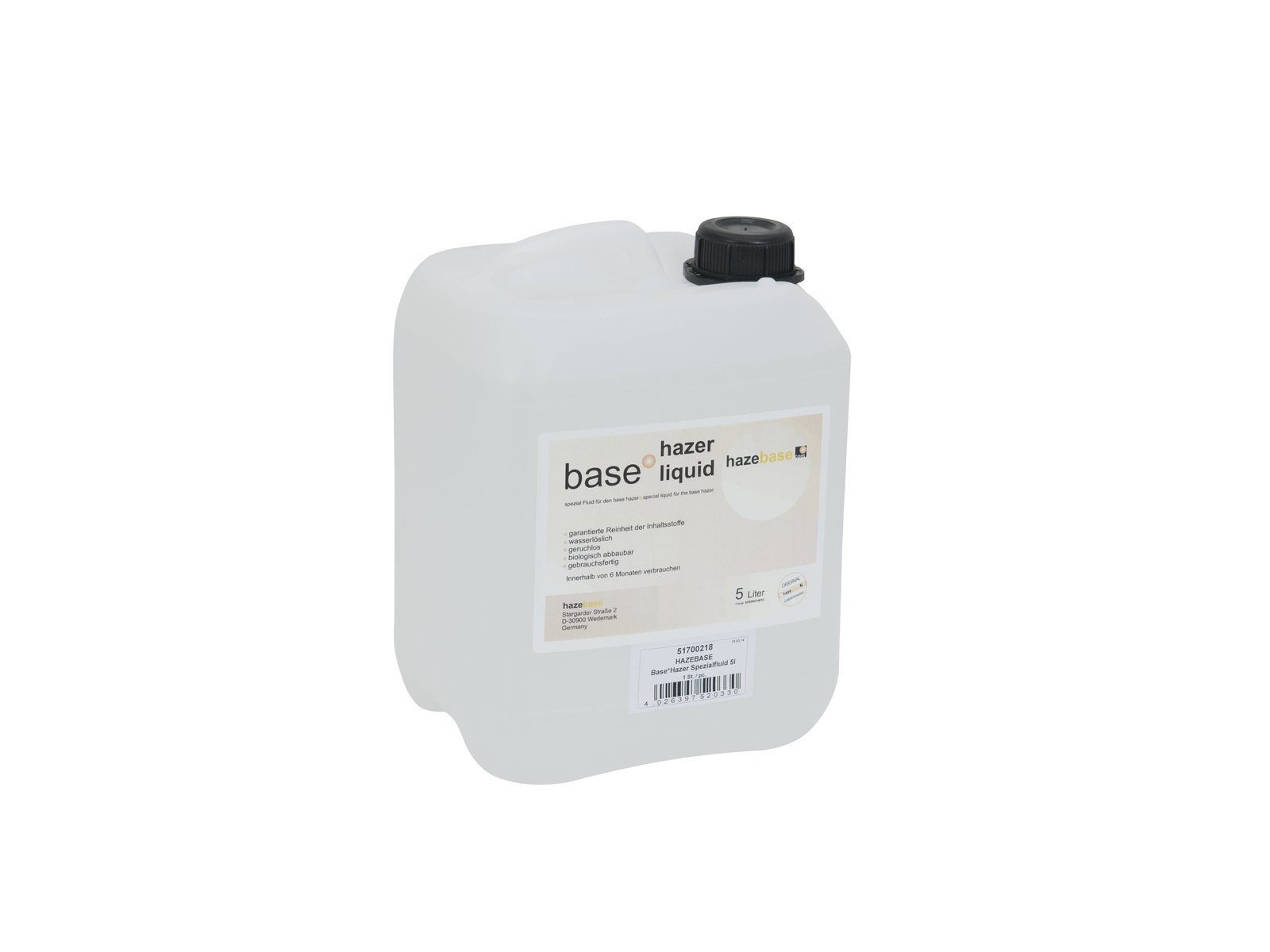 Liquide spécial Base*H 5l - hazebase