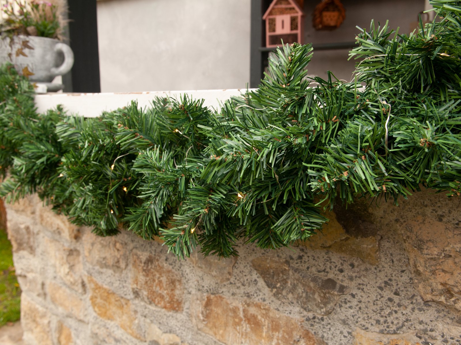Guirlande de sapin élégante, épaisse, 270 cm - europalms