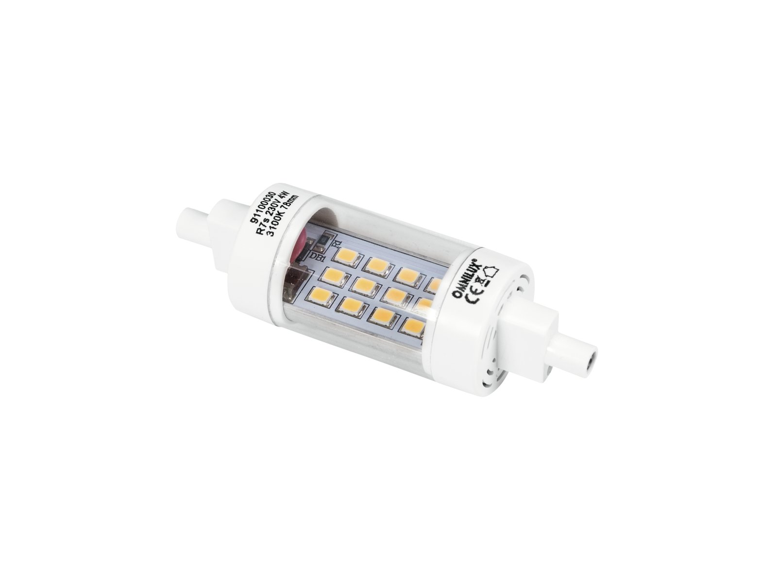 OMNILUX Ampoule halogène LED 230 V/4 W R7s 78 mm