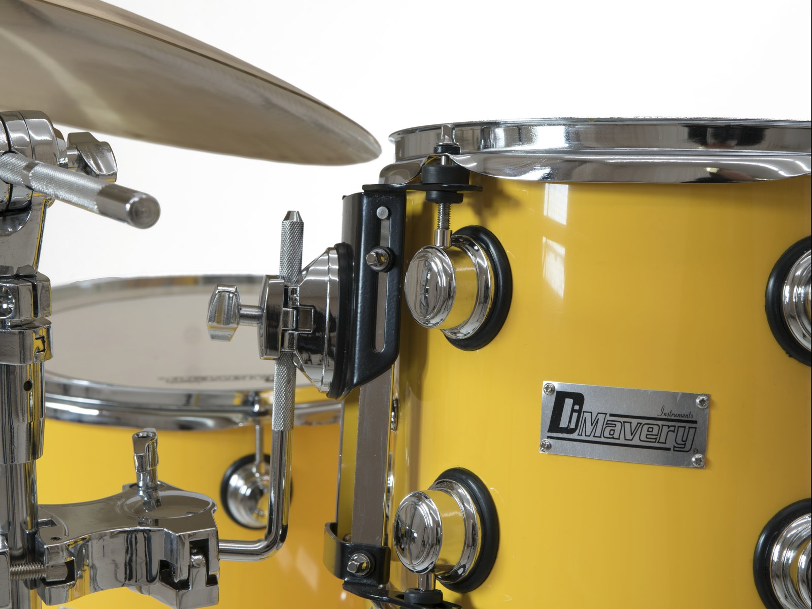 DIMAVERY DS-620 Schlagzeug-Set, gelb