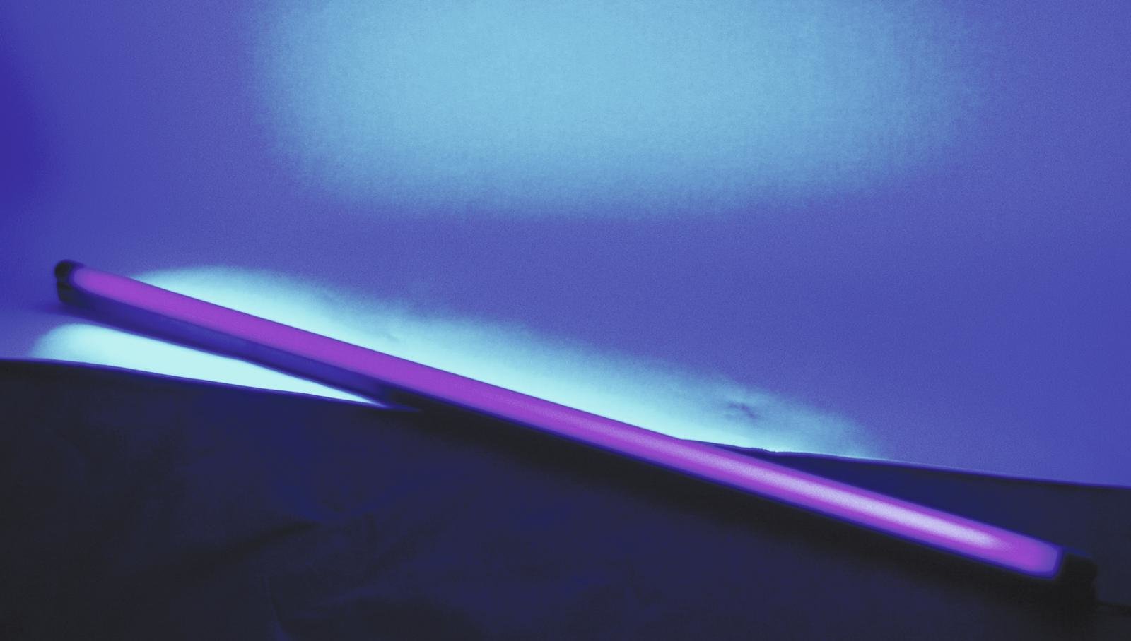 TUBO UV luce nera lampada Set Completo Slim EUROLITE Party Club Discoteca 120cm 36w 