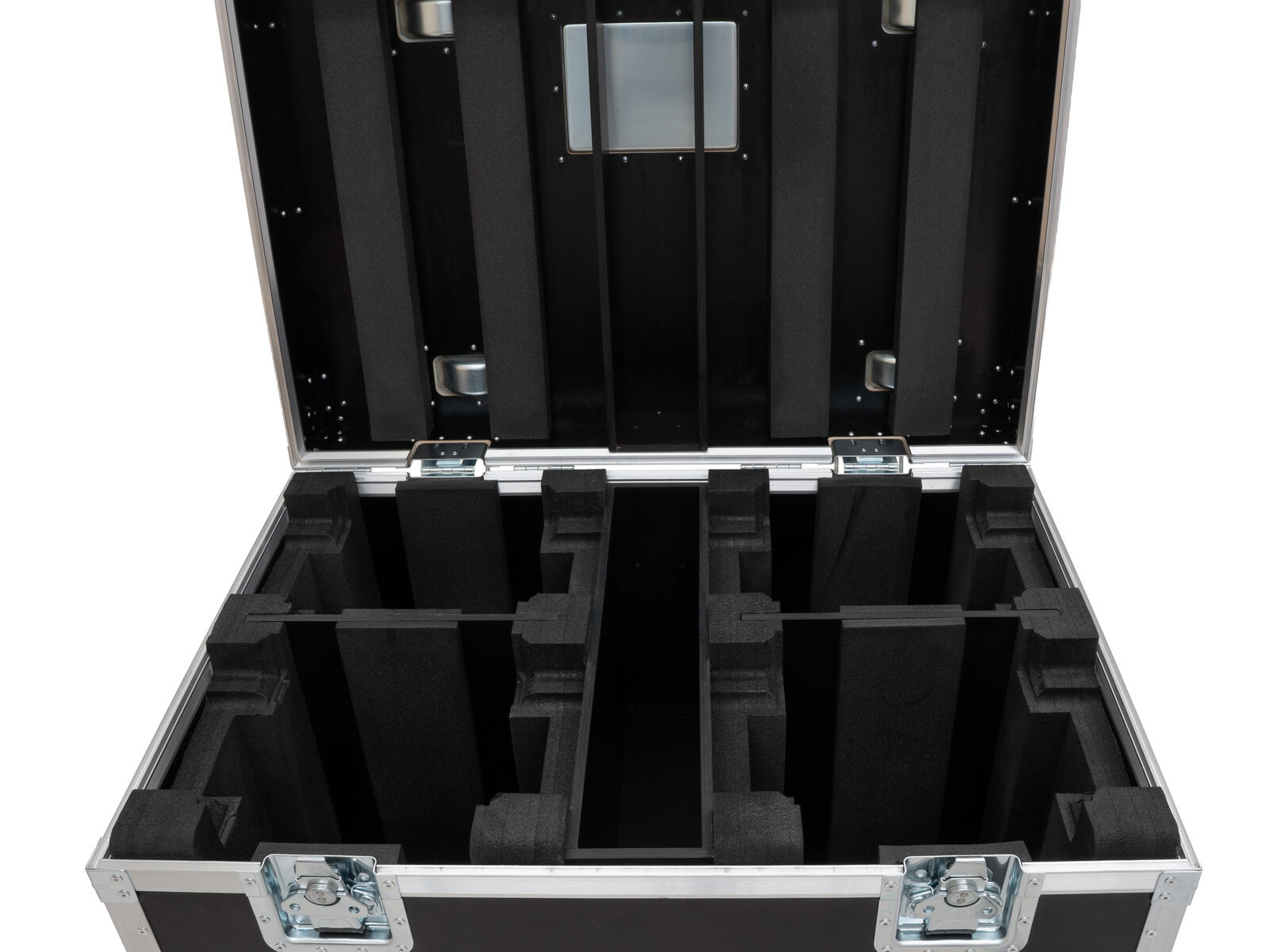ROADINGER Flightcase HIGHLINE 4x LED IP TMH-S250/B250, mit Rollen