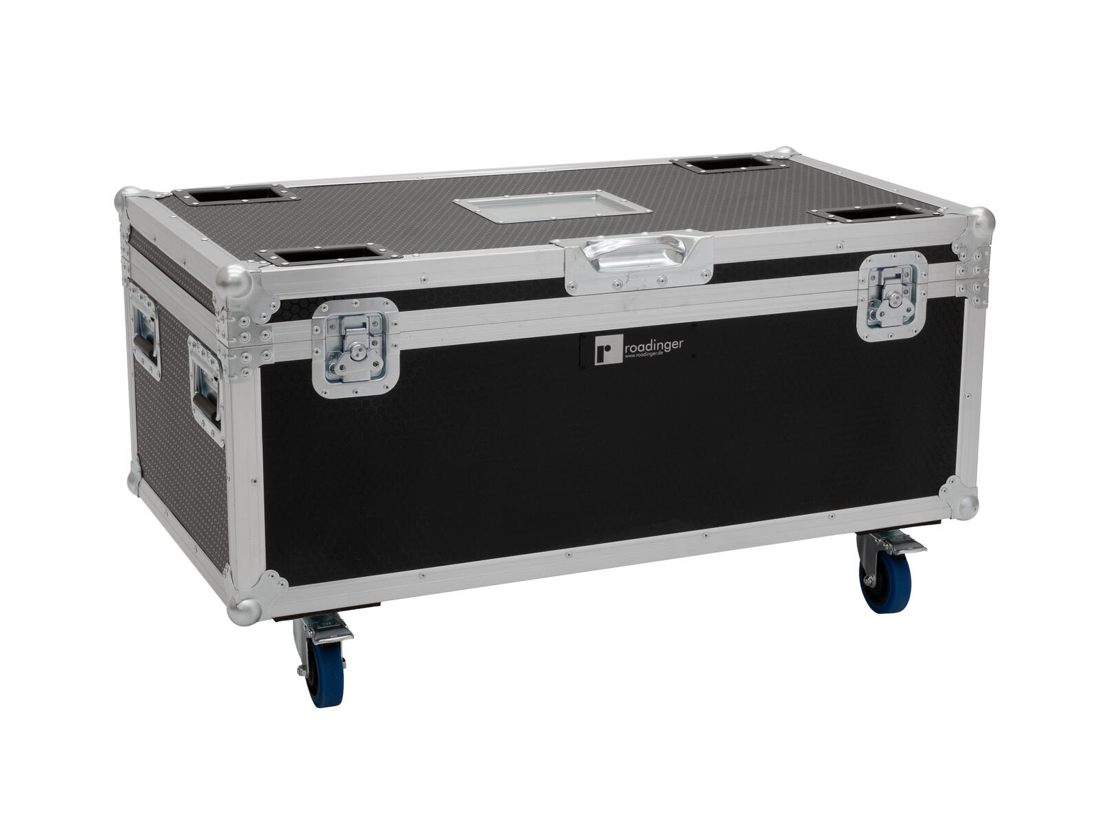 ROADINGER Flightcase 4x Multiflood IP 18x10W RGBW Wash CRMX, mit Rollen MK2
