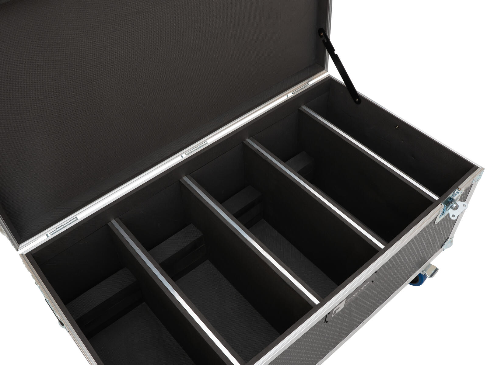 ROADINGER Flightcase 4x Multiflood IP 18x10W RGBW Wash CRMX, mit Rollen MK2