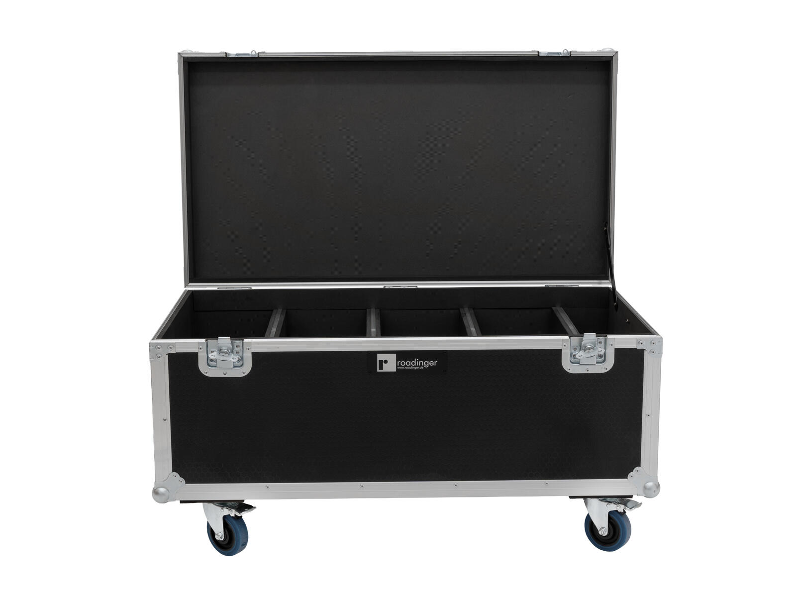 ROADINGER Flightcase 4x Multiflood IP 18x10W RGBW Wash CRMX, mit Rollen MK2
