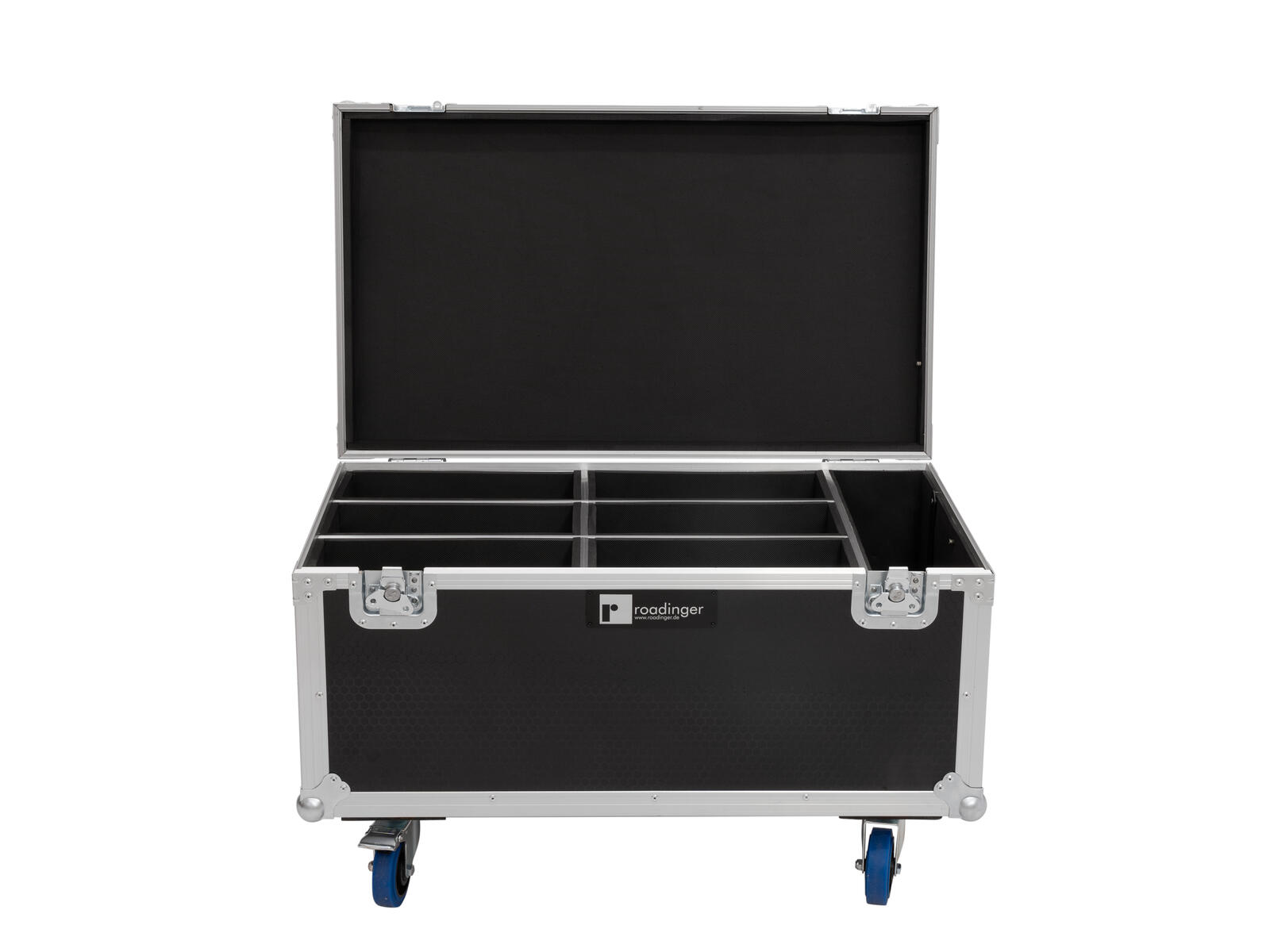 ROADINGER Flightcase 6x IP PRO Slim 12x15W RGBL QDMX