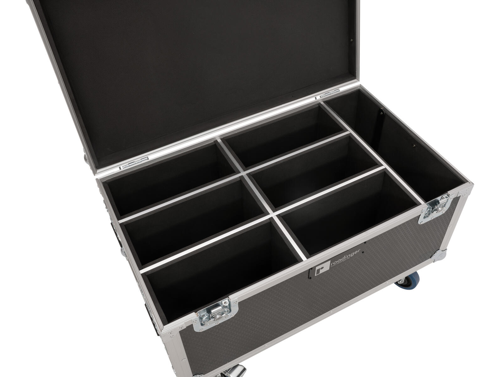 ROADINGER Flightcase 6x IP PRO Slim 12x15W RGBL QDMX