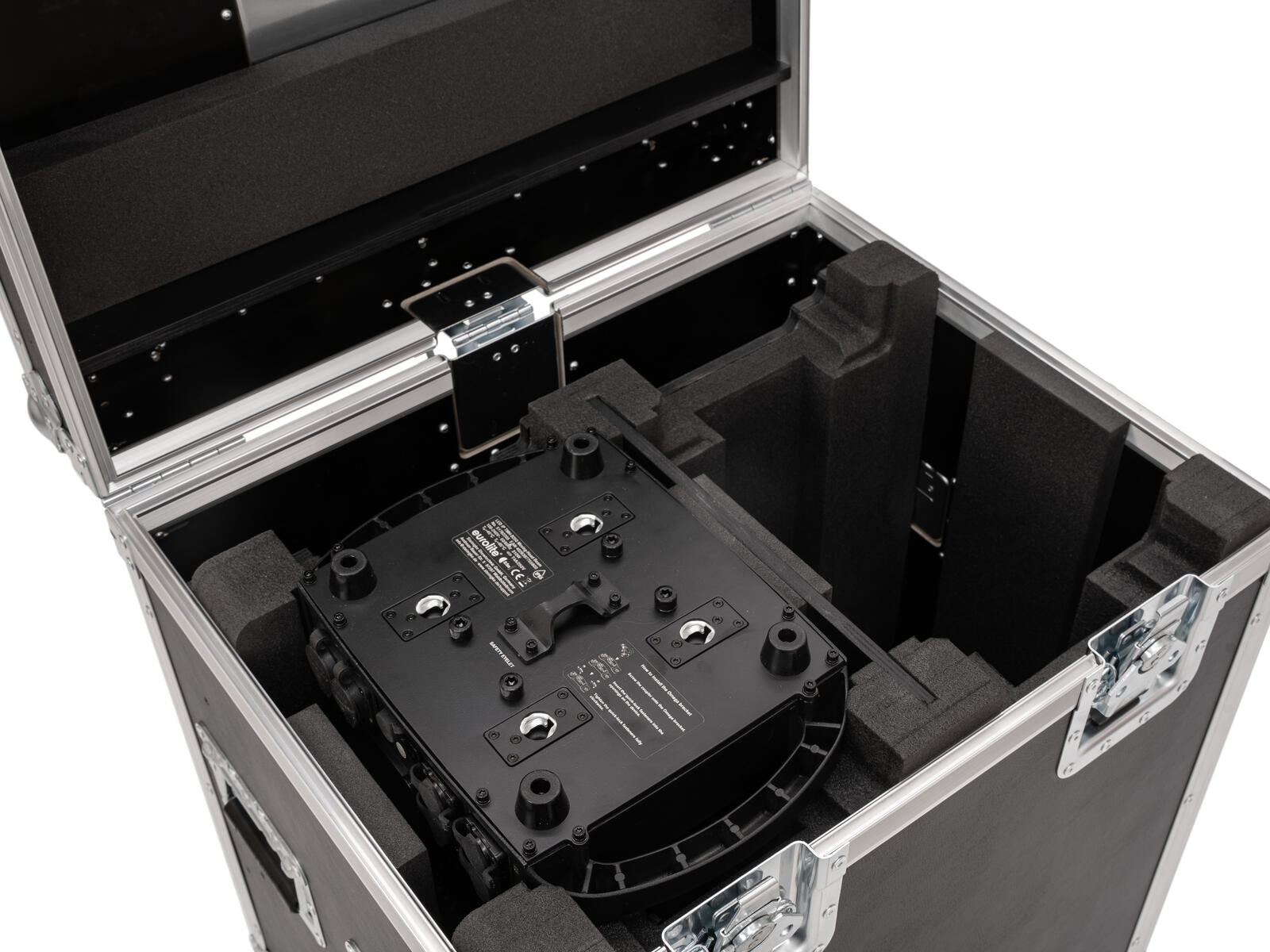 ROADINGER Flightcase HIGHLINE 2x LED IP TMH-S250/B250, mit Rollen