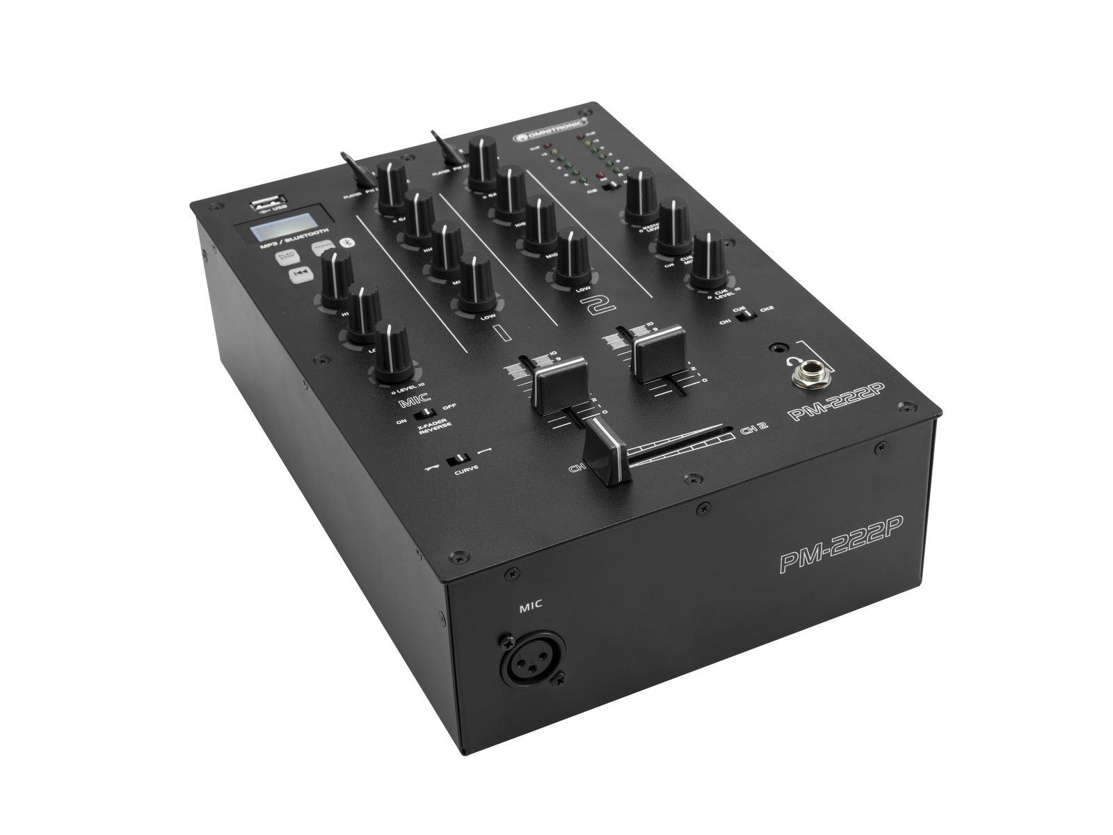 OMNITRONIC PM-222P 2-Kanal-DJ-Mixer mit Player***Artikel nicht verfügbar***