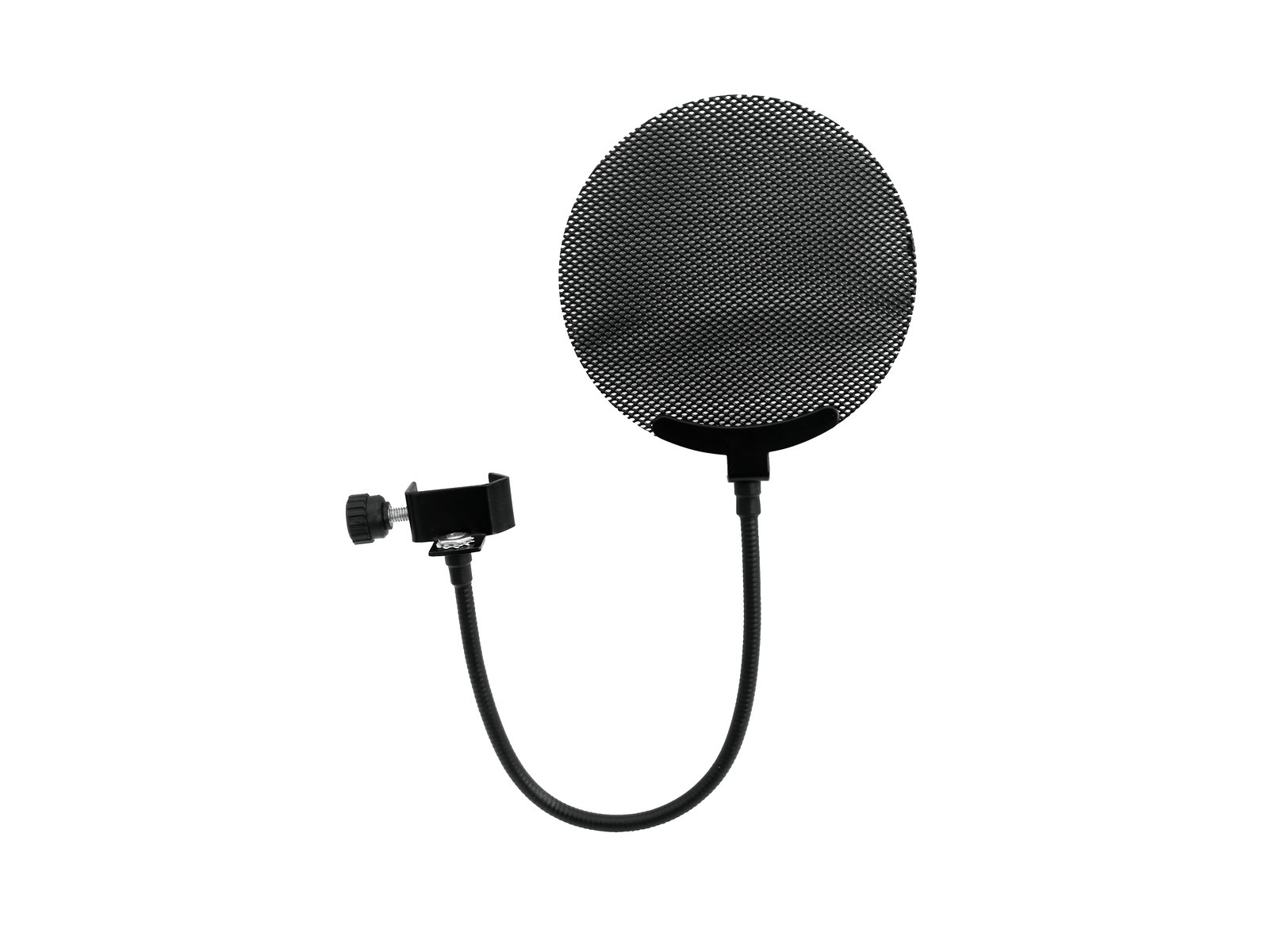 OMNITRONIC Filtre anti-pop pour microphone, métal noir