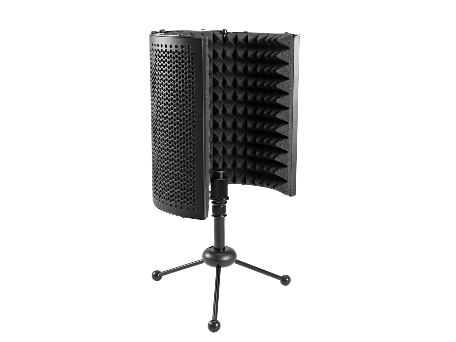 AS-04 Desk-Microphone-Absorber System, foldable incl. tripod - omnitronic