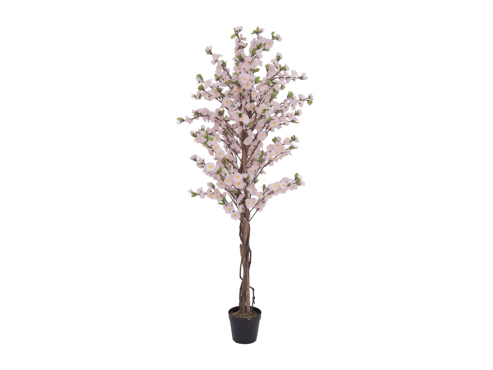 EUROPALMS Kirschbaum mit 3 Stämmen, Kunstpflanze, rose, 150 cm