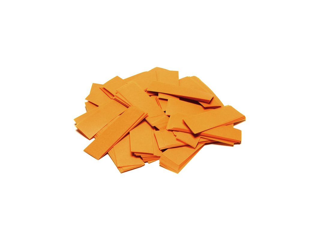 TCM FX Slowfall Konfetti rechteckig 55x18mm, orange, 1kg