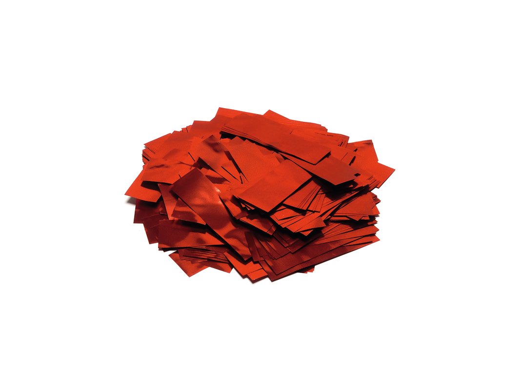 TCM FX Metallic Konfetti rechteckig 55x18mm, rot, 1kg