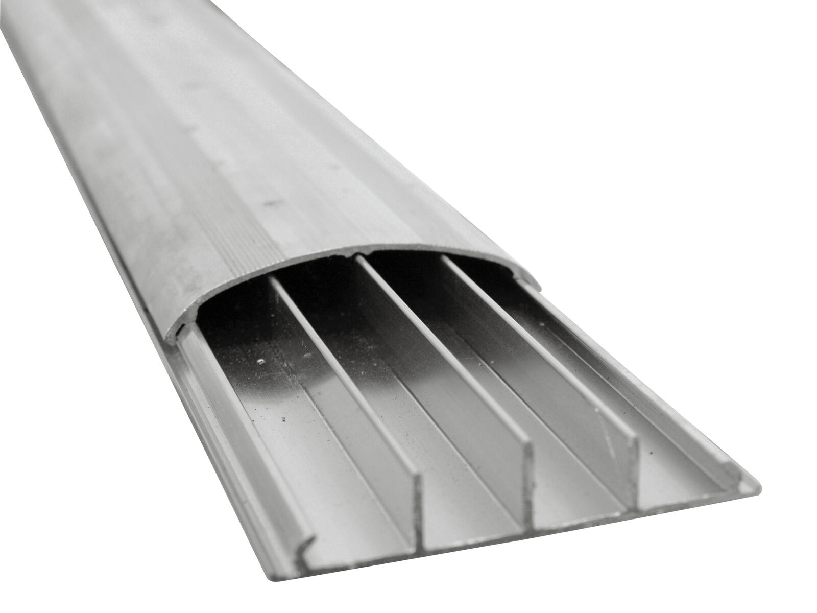Steinigke Showtechnic Bodenkabelkanal 75mm Breit Silber 4m Eurolite 