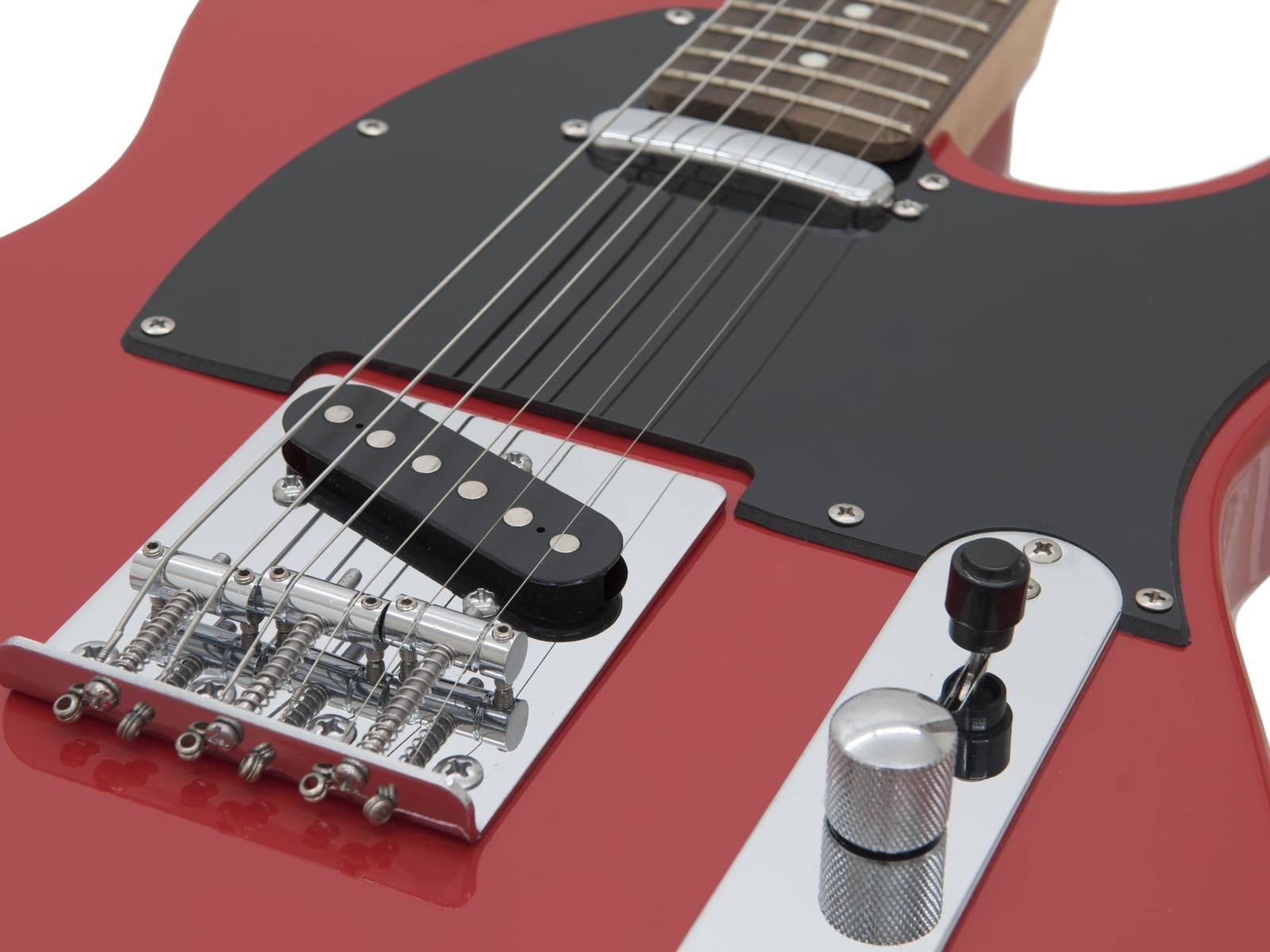 DIMAVERY TL-401 E-Gitarre, rot