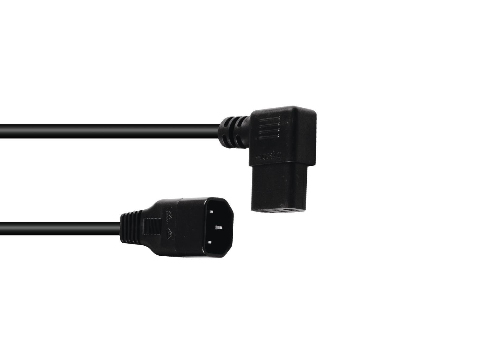 Kabel-Zuleitungen mit Schuko-Stecker 2,5m 3x0,75 schwarz