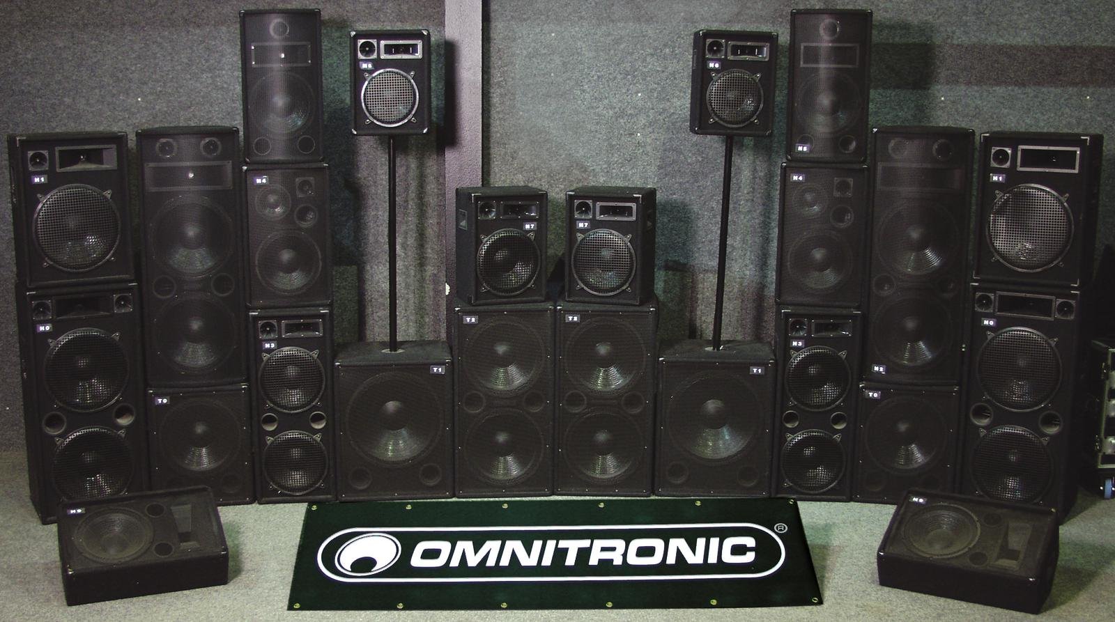 OMNITRONIC TX-2520 3-Wege-Box 1400W