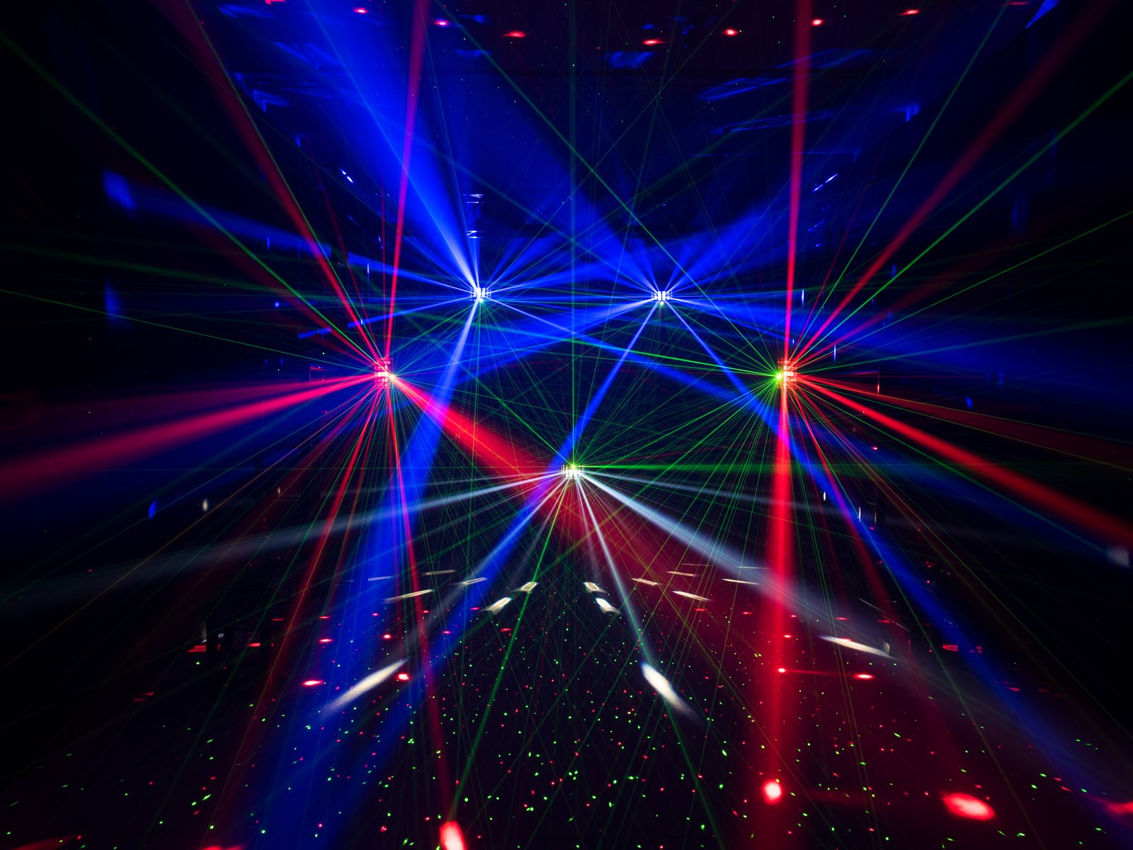 Eurolite D-800 LED Lichteffekt Strahleneffekt Disco Partykeller Laser DMX QCL 