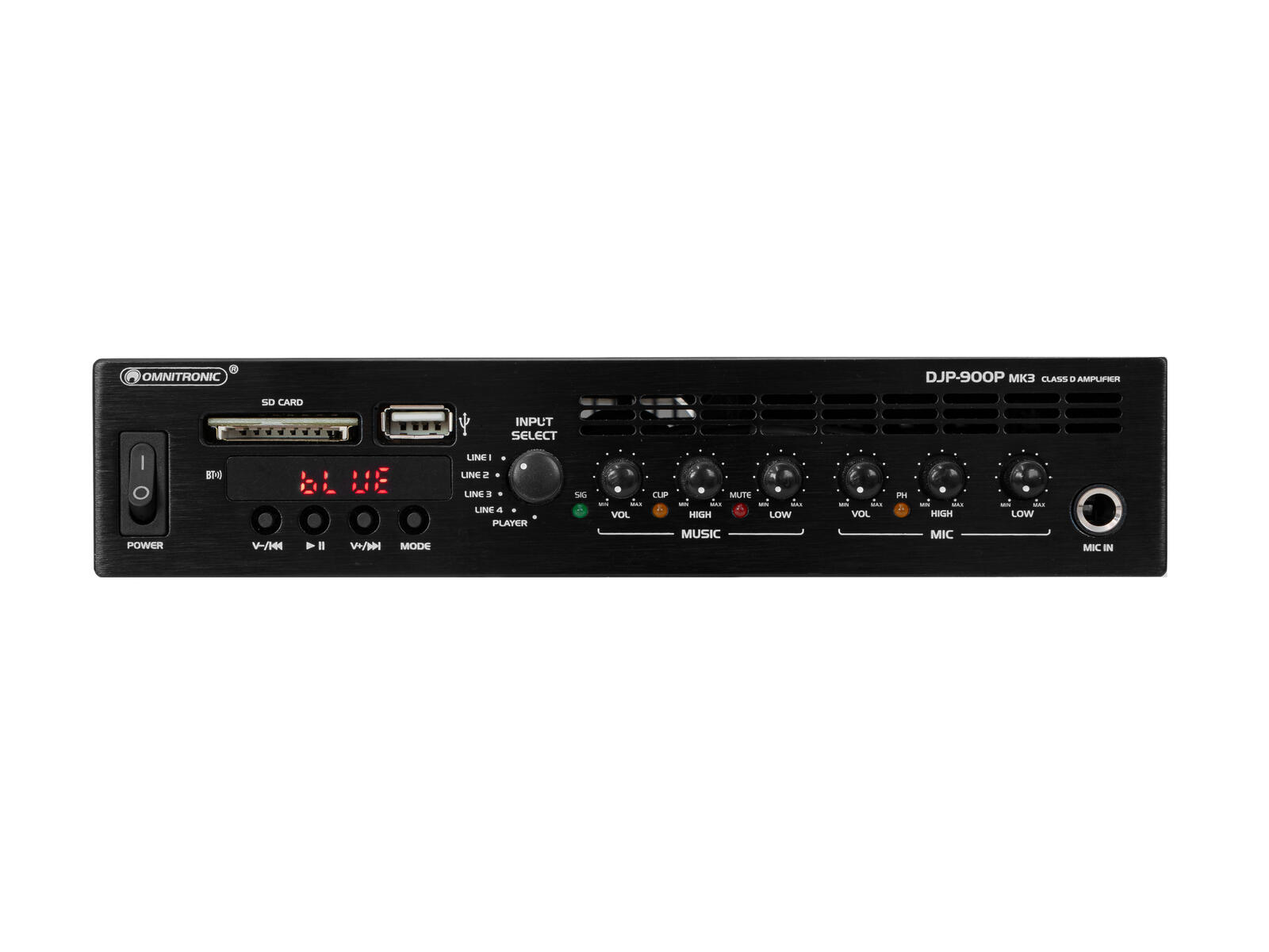 OMNITRONIC DJP-900P MK3 Class-D Verstärker