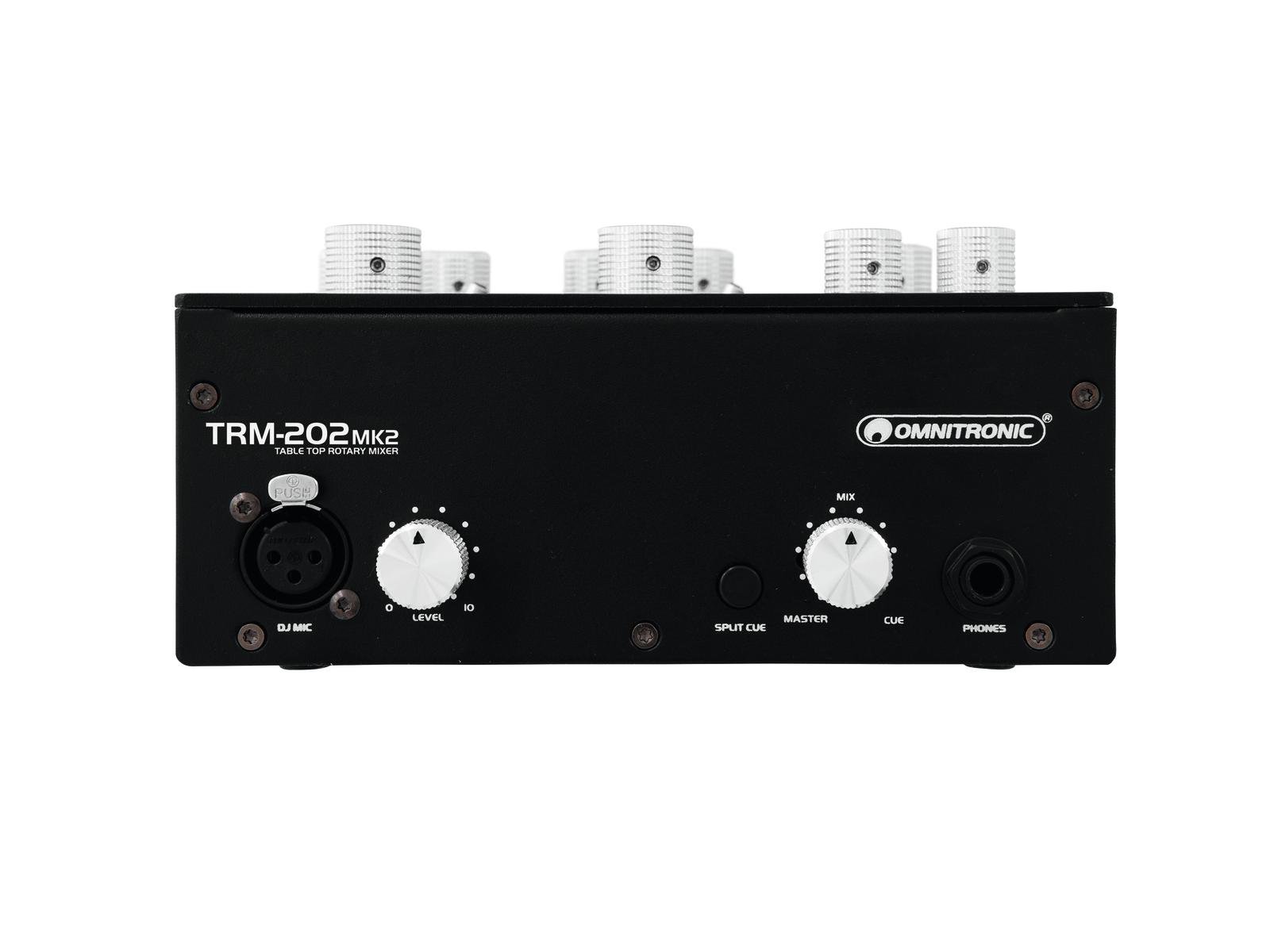 TRM-202MK2 2-Channel Rotary Mixer - omnitronic