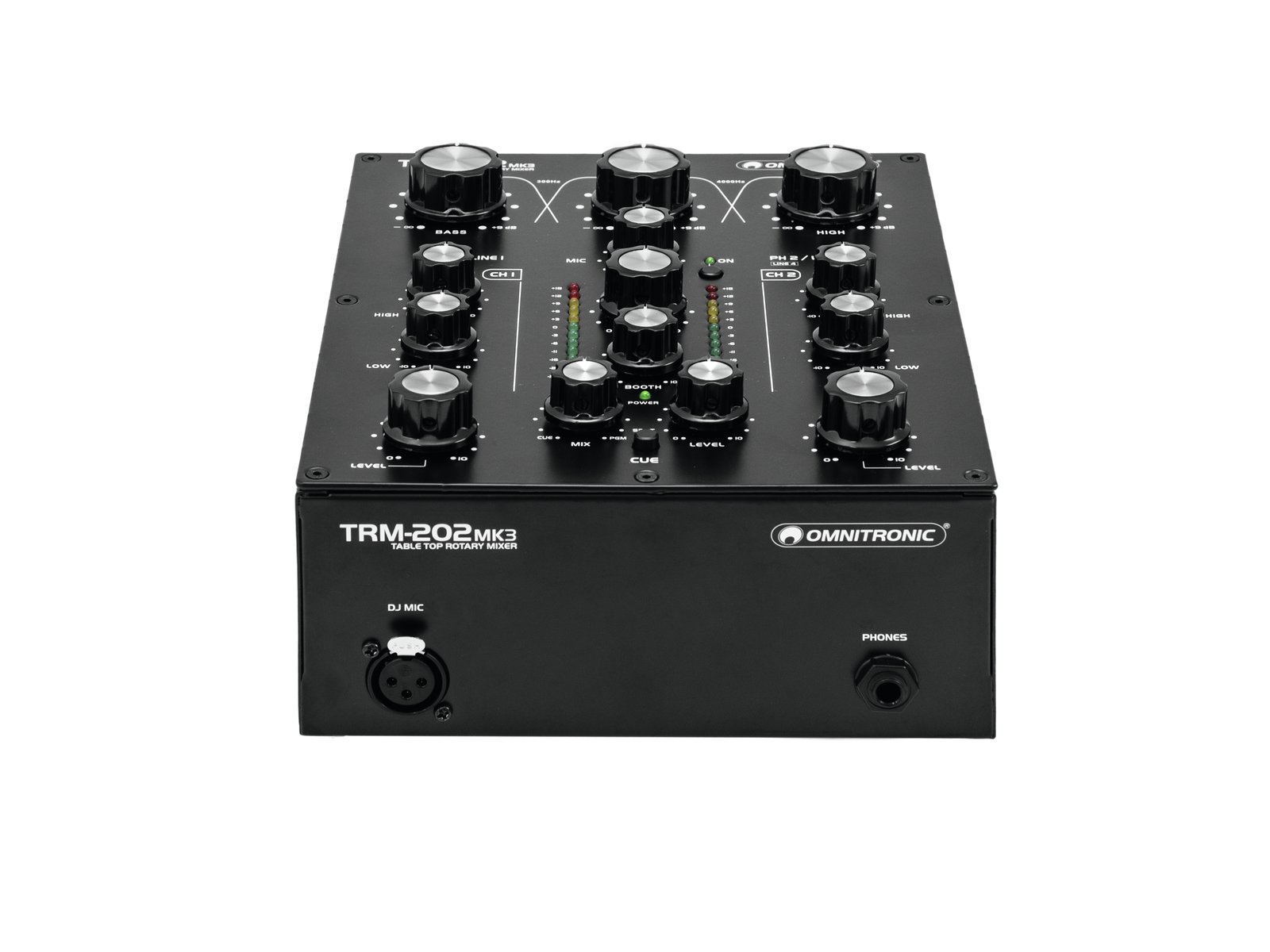 OMNITRONIC TRM-202MK3 2-Channel Rotary Mixer