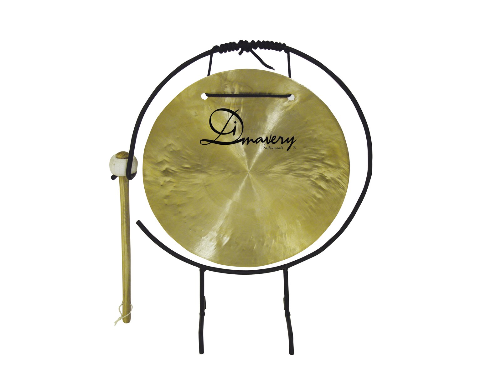 DIMAVERY Gong, 25cm mit Ständer/Klöppel