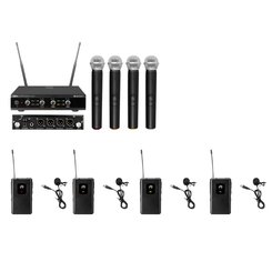 OMNITRONIC Système de microphone UHF-301 sans fil 1 canal 823-832/863-865  MHz