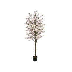Kirschbaum mit 3 Stämmen, Kunstpflanze, rose, 180 cm - europalms