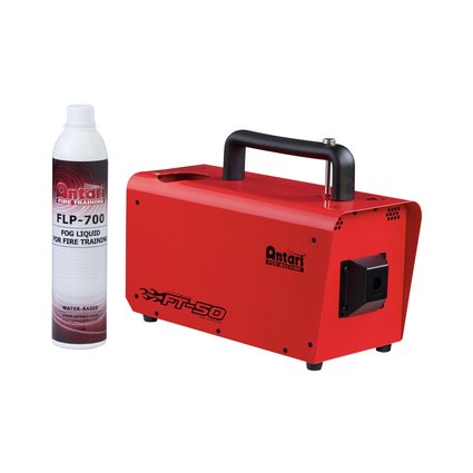 Portable fog machine for fire departments and rescue services including Fog liquid