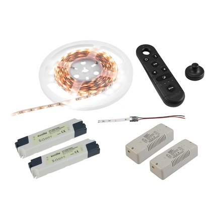 LED Strip 5m, 2x Controller Zone and 2x Transformer 12V