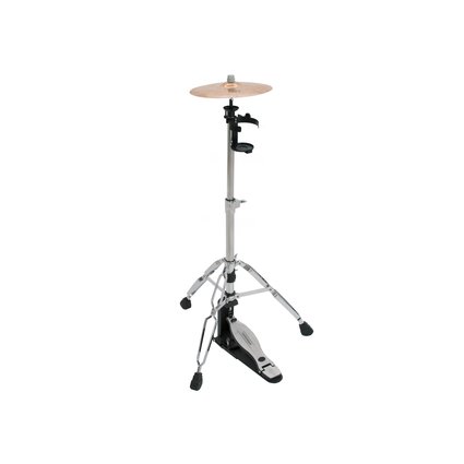 Stand for hi-hat, splash cymbal and drink holder