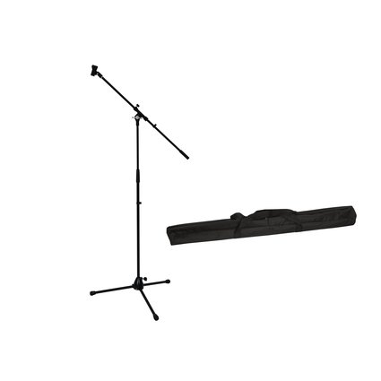 PRO microphone tripod with boom including transport bag