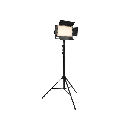 Surface light with 360 warm white LEDs and DMX incl. lighting stand and adapter