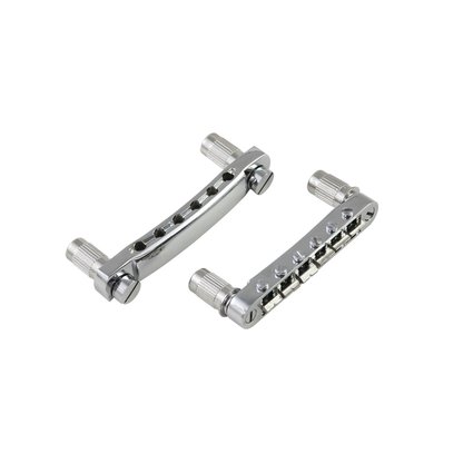 Bridge and stopbar tailpiece for LP style guitars