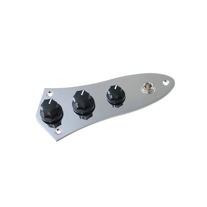 Ready assembled control board/pick guard for JB style bass guitars