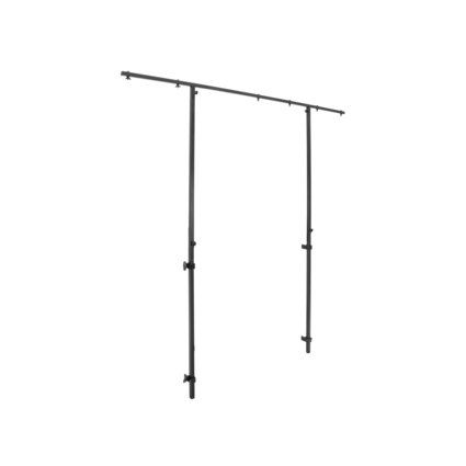 Attachable DJ stand extension frame