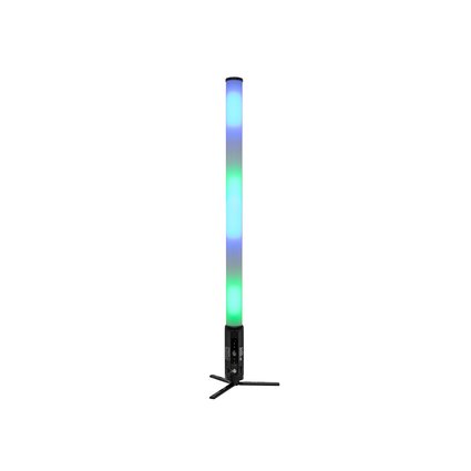 Akkubetriebene IP-Pixel-Röhre mit RGB/CW/WW-Farbmischung, 360° Abstrahlwinkel und CRMX-Empfänger