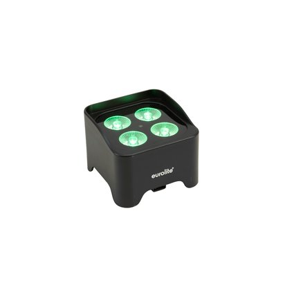 Mini battery-powered uplight with RGBW LEDs and IR remote control