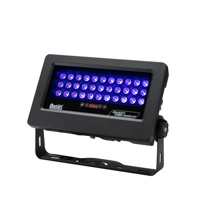 Wetterfester PRO DMX-UV-Washlight mit 33 x 1,9-W-UV-LED, tiefe Wellenlänge (365 nM)
